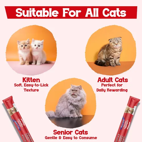 Vista 7 de Beefeaters Chicken Pure Cat Treats 1.59oz (paquete de 12) Golosinas de tubo para apretar para lamer, sin granos, sin azúcar añadida, pollo real