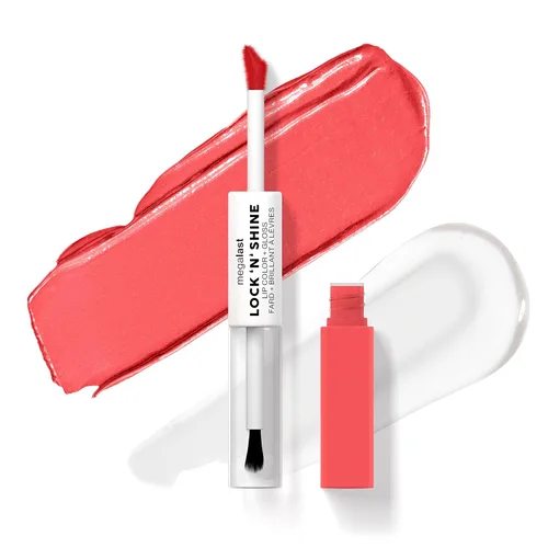 Vista 21 de wet n wild Megalast Lock 'N' Shine Lip Color + Gloss Lipstick Affogato Dreams