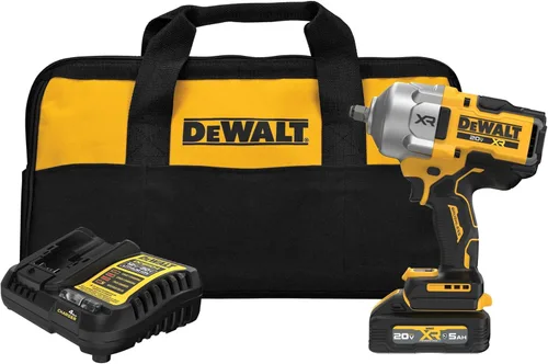 Vista 9 de DEWALT Llave de impacto inalámbrica de 20 V MAX, 1/2" con anillo de seguridad, alto torque, sin escobillas, herramienta desnuda solamente (DCF961B)