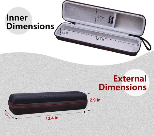 Vista 2 de LTGEM - Funda rígida para Brother DS-640 / DS-740D / DS-940DW / DS-720D e Itari & HP Small USB y Canon imageFORMULA P-208II escáner de documentos