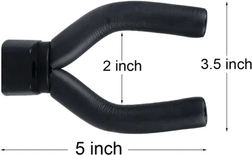 Vista 3 de Tosnail Paquete de 12 ganchos para colgar guitarra de montaje en pared
