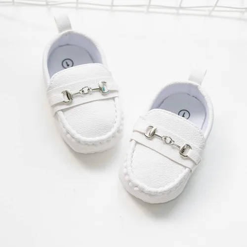 Vista 3 de Aploxphy Mocasines clásicos para bebés, niñas y niños, zapatos de vestir Oxford para bebés y niñas, zapatos de vestir para precaminantes, mocasines