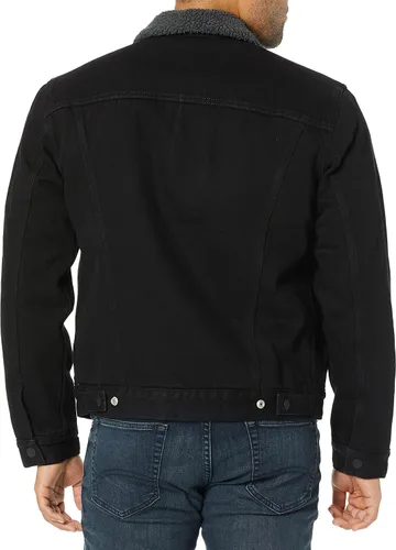 Vista 2 de Levis - Chaqueta de sherpa estilo camionero para hombre