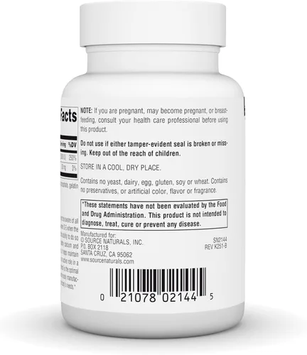 Vista 4 de Source Naturals Vitamina D-3, forma bioactiva para la salud ósea e inmunológica* - 50 mcg (2000 iu)- 100 cápsulas
