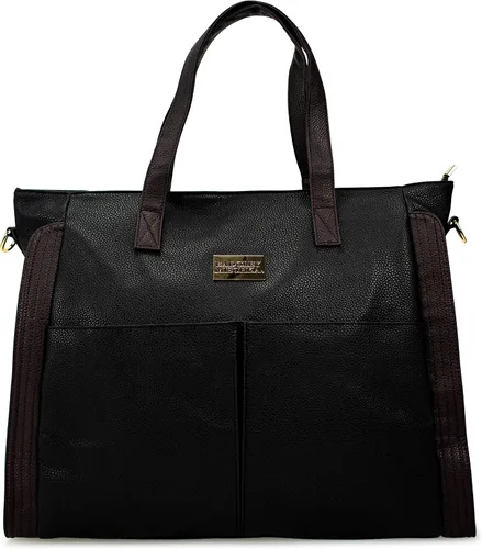 Vista 5 de Badgley Mischka Rose XL Bolsa de viaje de cuero vegano