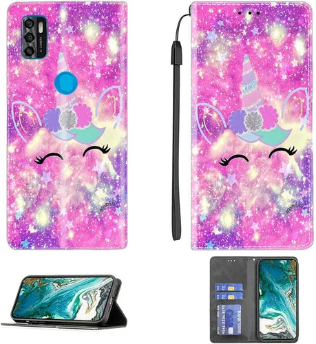 Vista 66 de jioeuinly ATT Motivate 2 - Funda compatible con ATT Motivate 2, funda con soporte abatible y cierre magnético DJS