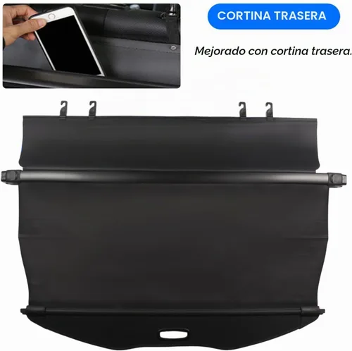 Vista 2 de Cubierta de carga para Subaru Outback Accesorios Portón trasero manual 2010-2012 2013 2014 Cubierta de protección retráctil para maletero trasero