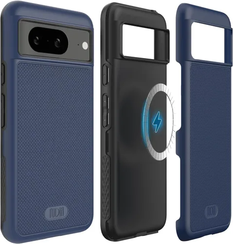 Vista 58 de TUDIA MergeGrip [Compatible con Magsafe] Funda para Google Pixel 7a 2023, [Probada contra caídas de grado militar] Borde elevado para protección