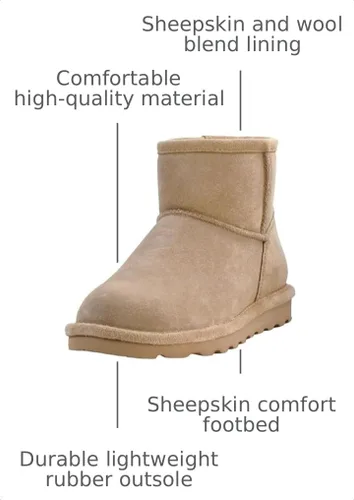 Vista 3 de BEARPAW Botas Alyssa para mujer Abedul
