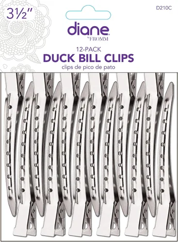 Vista 4 de Diane Duck Bill - Pinzas para el cabello, paquete de 12