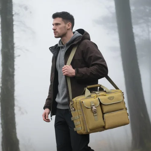 Vista 5 de Stypos Bolsa táctica para laptop para hombre, 14 pulgadas15.6 pulgadas17.3 pulgadas, bolsa de hombro militar, bolsas de trabajo de vuelo para pilotos