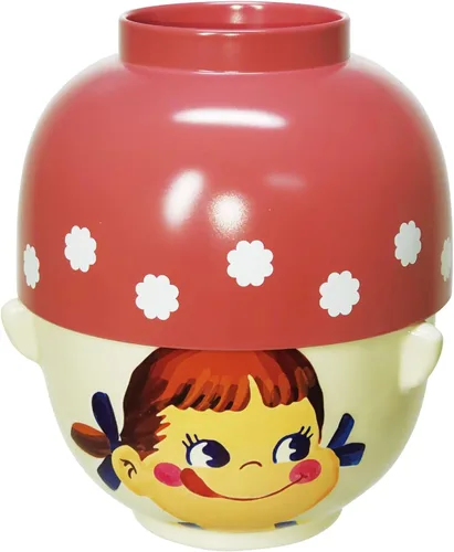 Vista 7 de Sunart SAN3799 Fujiya Peko-chan Fondue Set, Approx. 12.5 fl oz (370 ml), Red