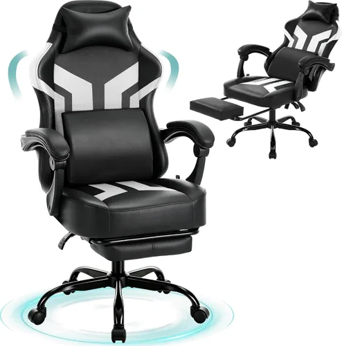 Vista 10 de Silla ergonómica para juegos con reposapiés, capacidad de 303