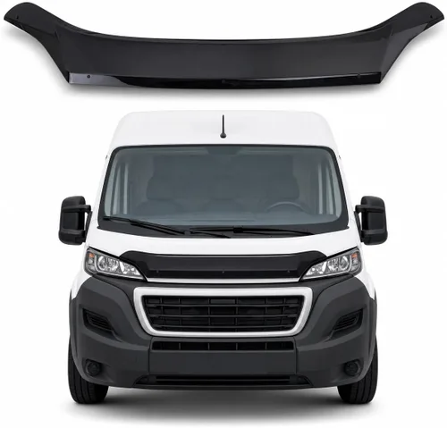 Vista 24 de BMY Deflector de capó para Audi A3 Sedan 2015-2020, protector de insectos