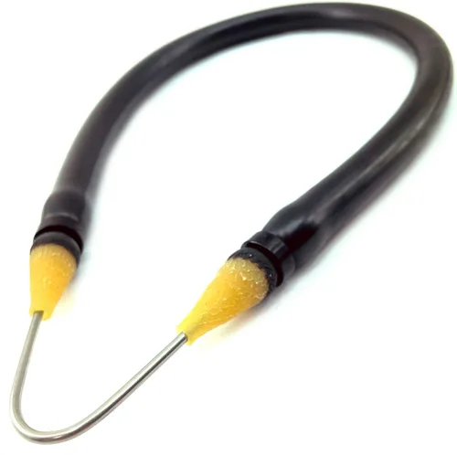 Vista 2 de SPEARFISHING WORLD Bandas de goma de fusil submarino de 9/16 pulgadas (0.551 in) de diámetro exterior con espoleta de acero inoxidable que se adapta