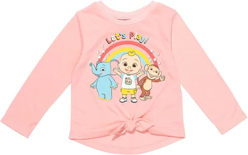 Vista 2 de CoComelon Conjunto de camiseta y leggings de manga larga con estampado anudado