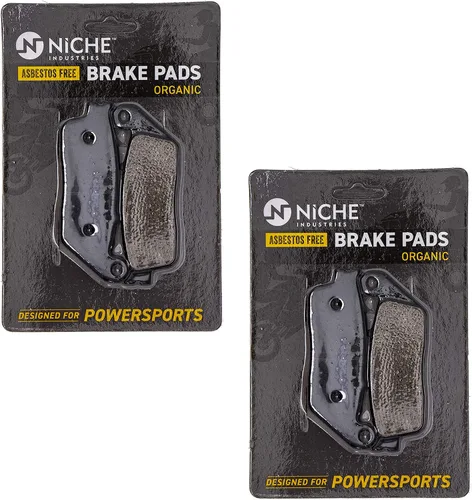 Vista 2 de NICHE Juego de pastillas de freno para Kawasaki Versys 650 43082-0155 43082-0150 43082-0151 Delanteras traseras orgánicas