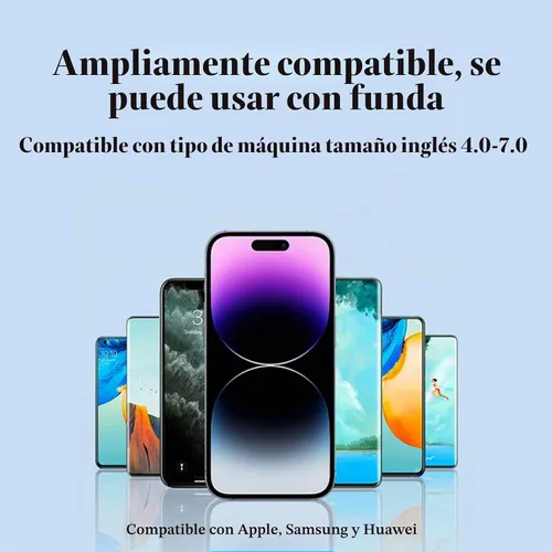 Vista 8 de Soporte de teléfono para ventilación de automóvil, con bloqueo de una tecla, clip de extensión universal para automóvil, nunca bloquea