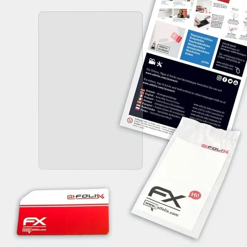 Vista 2 de Película protectora de vidrio de plástico compatible con Anbernic RG351M Protector de cristal, 9H Hybrid-Glass FX Glass Screen Protector de plástico