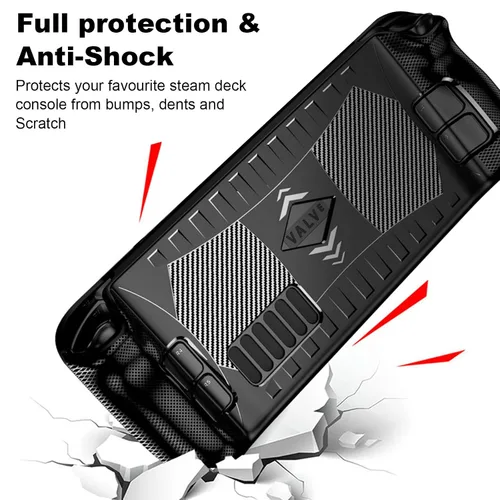 Vista 3 de Funda de vapor Tangaroa Steamdeck - Funda protectora para cubierta de vapor, protector de cubierta suave de TPU - Absorción de golpes
