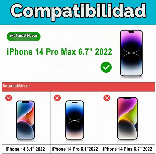 Vista 2 de ProCase Paquete de 2 protectores de pantalla de privacidad para iPhone 14