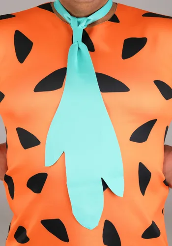 Vista 2 de Disfraz Plus Size de Hombre Fred Flintstone de Los Picapiedra Multicolor