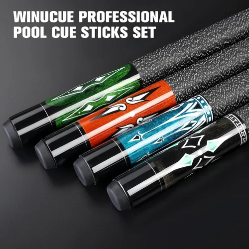 Vista 4 de Pool Cue, 58 inch Maple Billiard Pool Cue Sticks for Adults with 13mm Tip, 18 19 20 21oz Professional Pool Sticks with Anti-Slip Thread Wrapping for