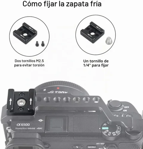 Vista 5 de SmallRig Funda para cámara digital sin espejo para Sony Alpha A6500 / ILCE 6500 4K