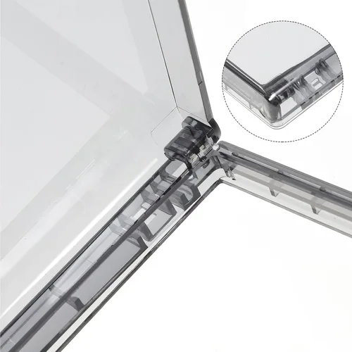 Vista 5 de Toma de corriente Flip cubierta impermeable cubierta de salida al aire libre receptáculo protector 7.94 x 4.72 pulgadas enchufe universal
