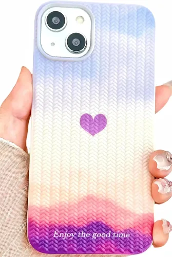 Vista 18 de Funda compatible con iPhone 13 Pro con forma de corazón para mujeres y niñas, diseño estético, delgado, delgado, a prueba de golpes, funda