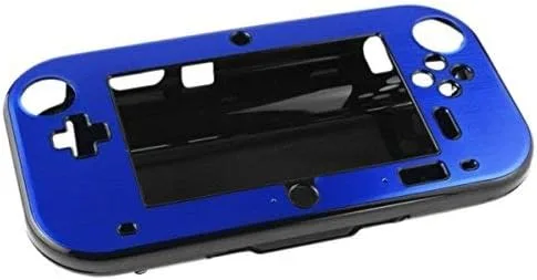 Vista 2 de OSTENT Carcasa de plástico duro antichoque para Nintendo Wii U Gamepad Color Azul