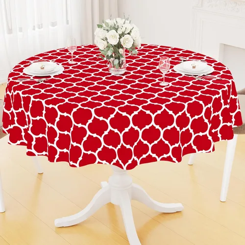 Vista 66 de Smiry - Mantel cuadrado de vinilo impermeable con respaldo de franela para mesas cuadradas, manteles de plástico lavables a prueba de derrames