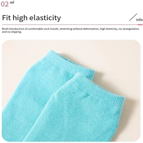 Vista 4 de 5 pares de calcetines de pilates antideslizantes con agarres para mujer, calcetines atléticos antideslizantes para yoga y entrenamiento descalzo
