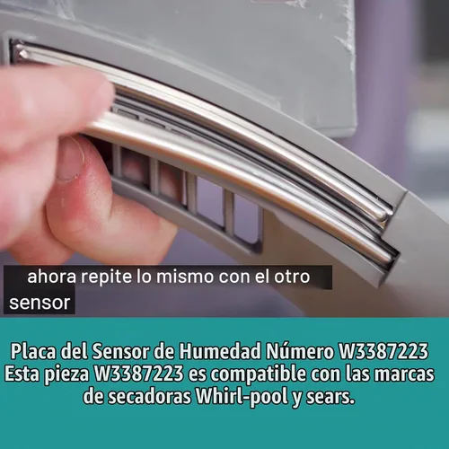 Vista 7 de MEANHDAG W3387223 Placa de barra del sensor de humedad del secador para pieza de repuesto de Whirlpool, 2 PCS