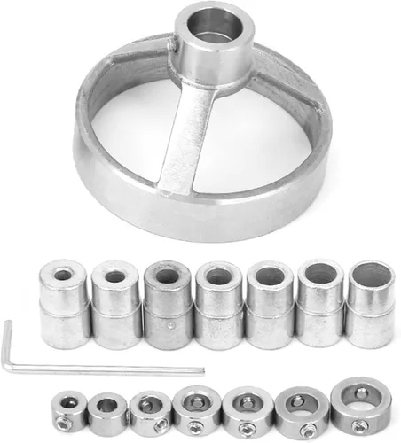 Vista 2 de 16 piezas de taladro para carpintería perforadora vertical, accesorio de perforación vertical, localizador de trabajo de madera, herramienta
