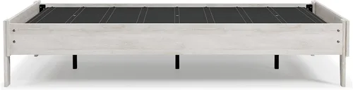 Vista 12 de Signature Design by Ashley - Base de cama con plataforma de granja casual Shawburn, tamaño matrimonial, cal desgastada