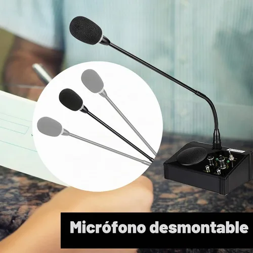 Vista 2 de Retekess TW106 Intercomunicador de ventana, sistema de intercomunicación