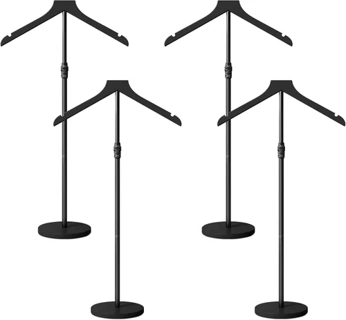 Vista 12 de Maniquí de torso, soporte de exhibición de camisa ajustable en altura de 30 a 41 pulgadas para tiendas de vendedores, fiesta de graduación, montaje