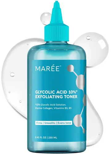 Vista 12 de MAREE Tónico Exfoliante con Ácido Salicílico – Exfoliante Facial AHA BHA & Limpiador de Poros – Exfoliante Líquido BHA para Cuidado de Sebum y Piel