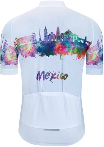 Vista 2 de Ciclismo Jersey Hombres, Bicicleta de Montaña Camisa Ciclismo Tops Ropa de carretera Ropa Bicicletas Ciclismo Outfit XXS-6XL