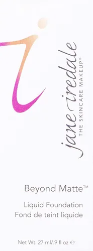 Vista 2 de jane iredale Beyond Matte Base líquida 3 en 1, ligera, cobertura para construir con un acabado semimate, maquillaje vegano, limpio y libre de M1