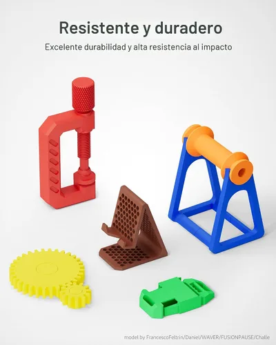 Vista 2 de ELEGOO Filamento PETG para impresora 3D de 0.07 in, color negro, 8.8 lbs