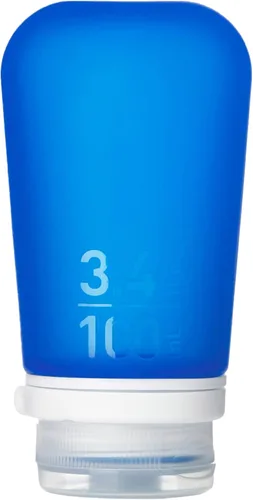 Vista 28 de Humangear GoToob, pequeño padre, Agua (Aqua)), HG3161 Refillable & Leak-Proof Silicone Travel Size Bottles with Locking Cap for Toiletries