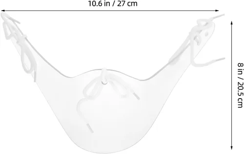 Vista 5 de DECHOUS Protector de cuello de portero de hockey, protector de garganta transparente para portero deportivo, equipo de protección de cuello