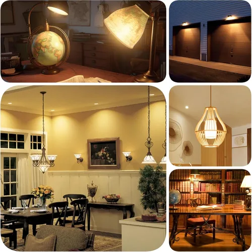Vista 7 de Bombillas LED de 10 W 1100 lúmenes, luz blanca cálida de 2700 K, equivalente a 100 vatios, base E12, bombilla LED de mazorca no regulable, paquete