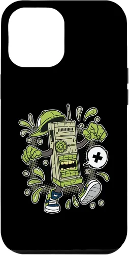 Vista 25 de Diseño de WalkieTalkie de dibujos animados para iPhone 16 para niños en estuche de estilo cómico