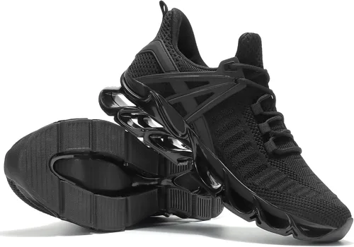 Vista 12 de TSIODFO Zapatillas de moda para correr y caminar para hombre