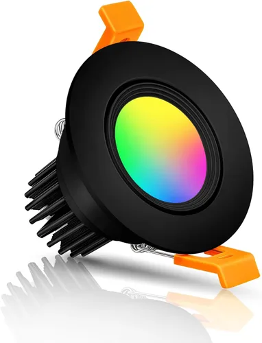 Vista 30 de inShareplus Downlight LED de 2 pulgadas, iluminación empotrable de 3 W, regulable, luz blanca cálida de 3000 K, CRI80, luces de techo