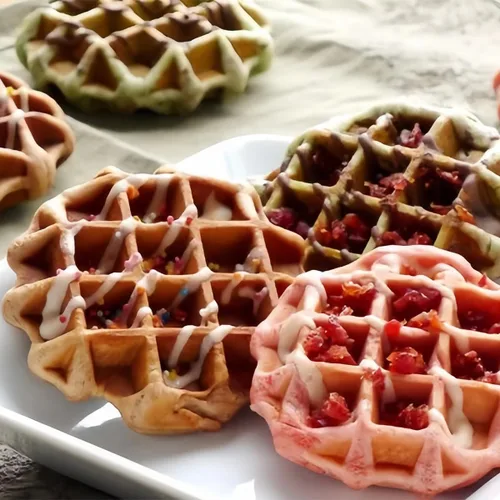 Vista 5 de Molde de silicona grande para waffle, moldes para velas de gofres, molde de jabón en forma de gofre, molde de chocolate artificial