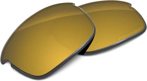 Vista 28 de Lentes de repuesto de rendimiento compatibles con Oakley Bottle Rocket OO9164 policarbonato polarizado grabado al aguafuerte, amarillo dorado Oro